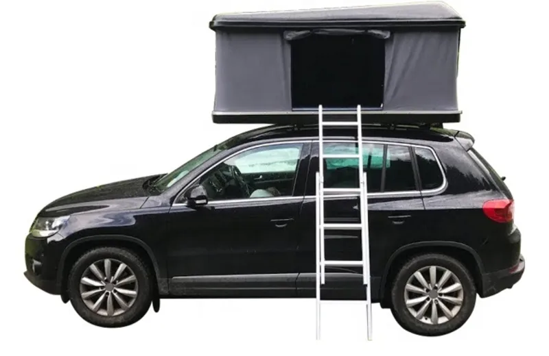 Rooftop tent ladder detail